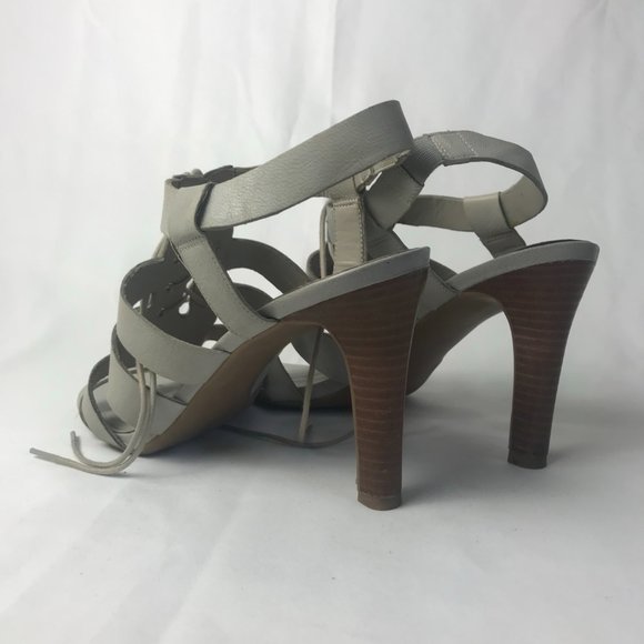 Franco Sarto Grey leather Heels - Picture 3 of 6